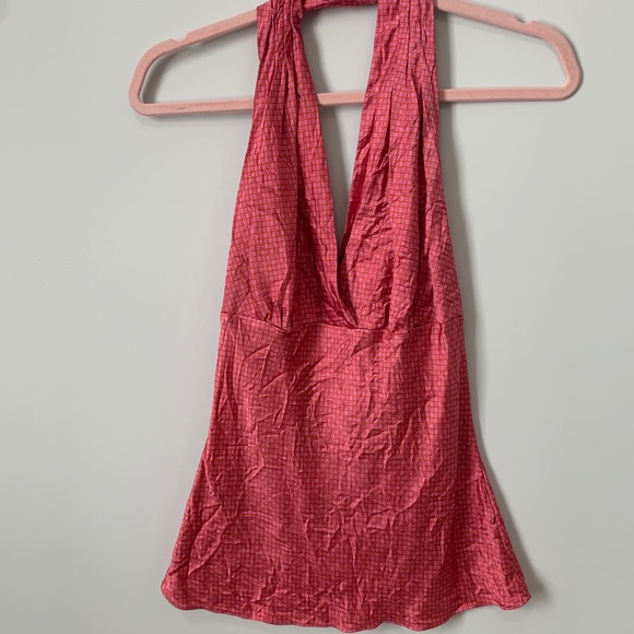 Silky Crinkled Halter - Picture 3 of 5